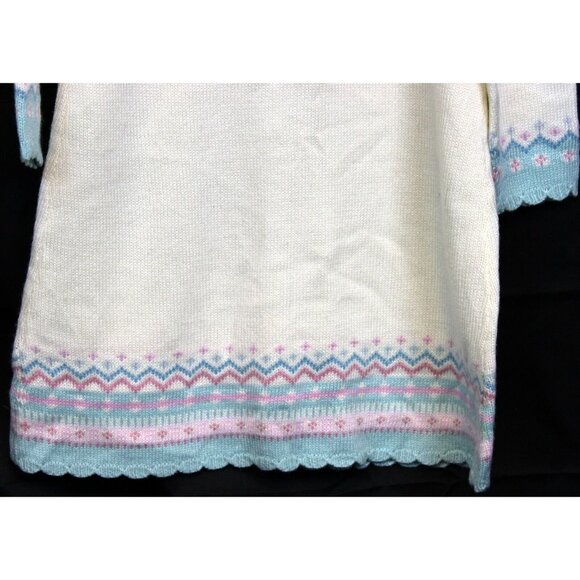2006 Gymboree Princess Snow Drop Sweater Dress sz 12 NWT White Knit Winter Bow - Picture 8 of 10